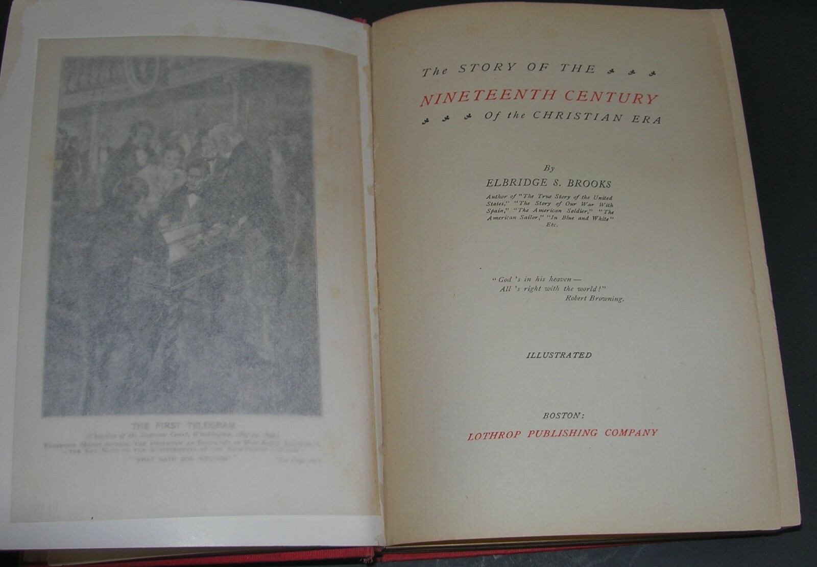 the story of the century 1900 eldridge brooks lothrop