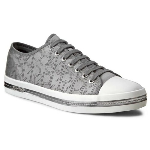 SCARPE SNEAKERS BASSE UOMO CALVIN KLEIN PEDRO O10939 PERAL GREY TELA PE  NUOVO | eBay