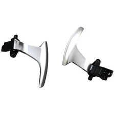 For Infiniti Q50 2014-2021 Matte Silver Steering Wheel Shift Paddle Shifter21YQi