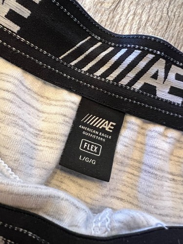American Eagle AE Active 24/7 Jogger Shorts Size Large Fleece Knit Short Gray - Picture 2 of 6