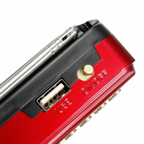 Digital Radio Tragbares FM Radio MP3 Lautsprecher Player mit Batterie USB Kabel - Bild 14 von 17