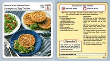 Tartaletas de salchichas y huevos #124 - picada - Mis recetas favoritas tarjeta de marca de tarjeta