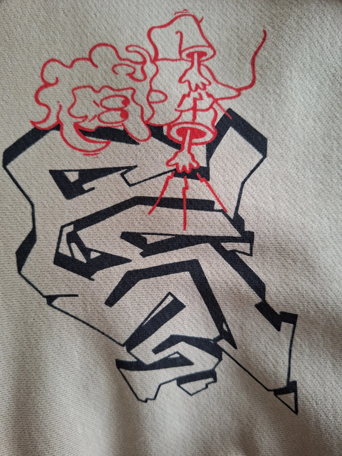 OFF WHITE Felpa con cappuccio bianca spento taglia S