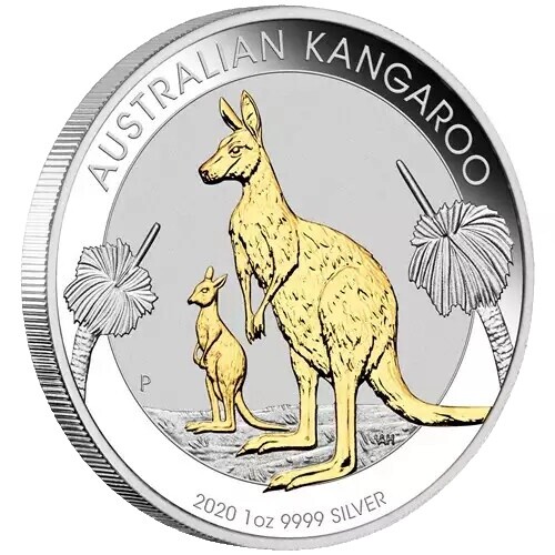 2016 AUSTRALIA UK Queen Elizabeth II Kangaroo PRF Silver 1OZ