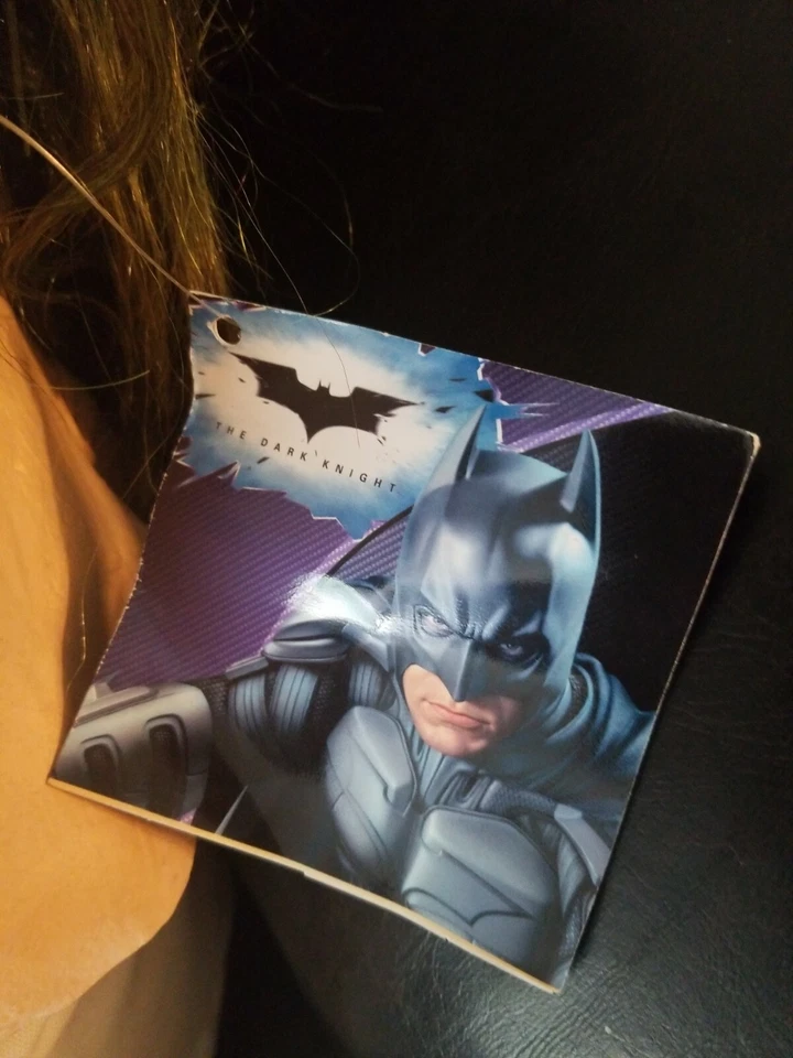 Batman-Dark Knight Joker Latex Mask W/ Hair, Adult 1 Size NEW W/TAG Halloween  - Image 2 of 4