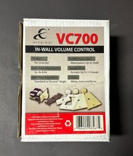 Ethereal VC700 Impedance-Protected Rotary In-Wall Volume Control Missing Parts 