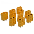 XT60 High Current Gold Male Plug Socket for Lipo Battery Amass 5 Pairs