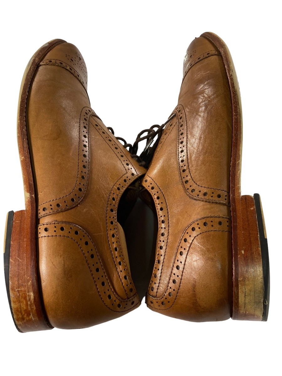 Warfield & Grand Wingtip Brogue British Tan Leather Oxford Dress Shoes 11.5M Warfield & Grand | Shoes | Warfield Grand Wingtip Brogue  main image 2