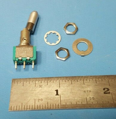 Locking Toggle Switch SPDT ON-ON, LL123, JBT, 6A 125VAC, 3A 250VAC (ONE)