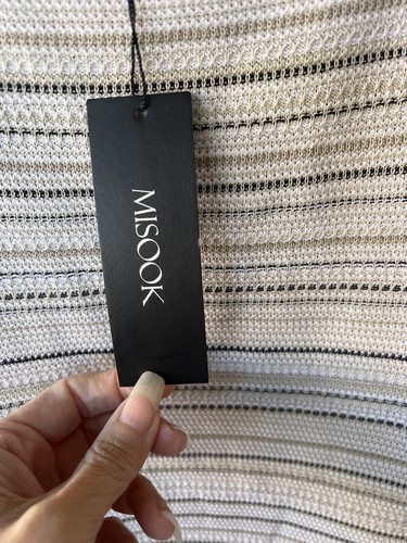 Misook Women’s Size 2X Sleeveless Sheath Midi Knit Dress Scoop Neck NWT $268 - Picture 4 of 6