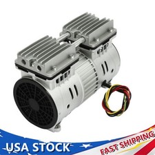 Oilless Vacuum Pump Oil Free Air Compressor Piston Compressor Pump 550W 125L/min