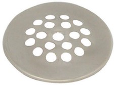 Tub Shower Drain Strainer, Brushed Nickel, 2-11/16-In.
