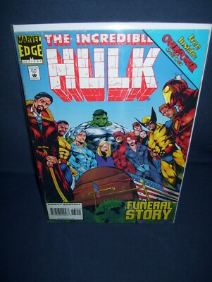 The Incredible Hulk #434 Marvel Comics With Over-Power Card Black Cat 1995