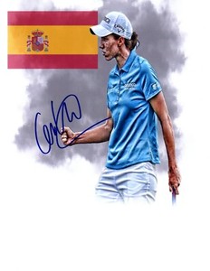 Carlota Ciganda LPGA superstar hand signed autograph 8x10 golf photo Spain z