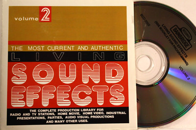 MOST CURRENT AUTHENTIC SOUND EFFECTS Vol 2 (CD - 64 Tracks!) VG Cond Ships Free