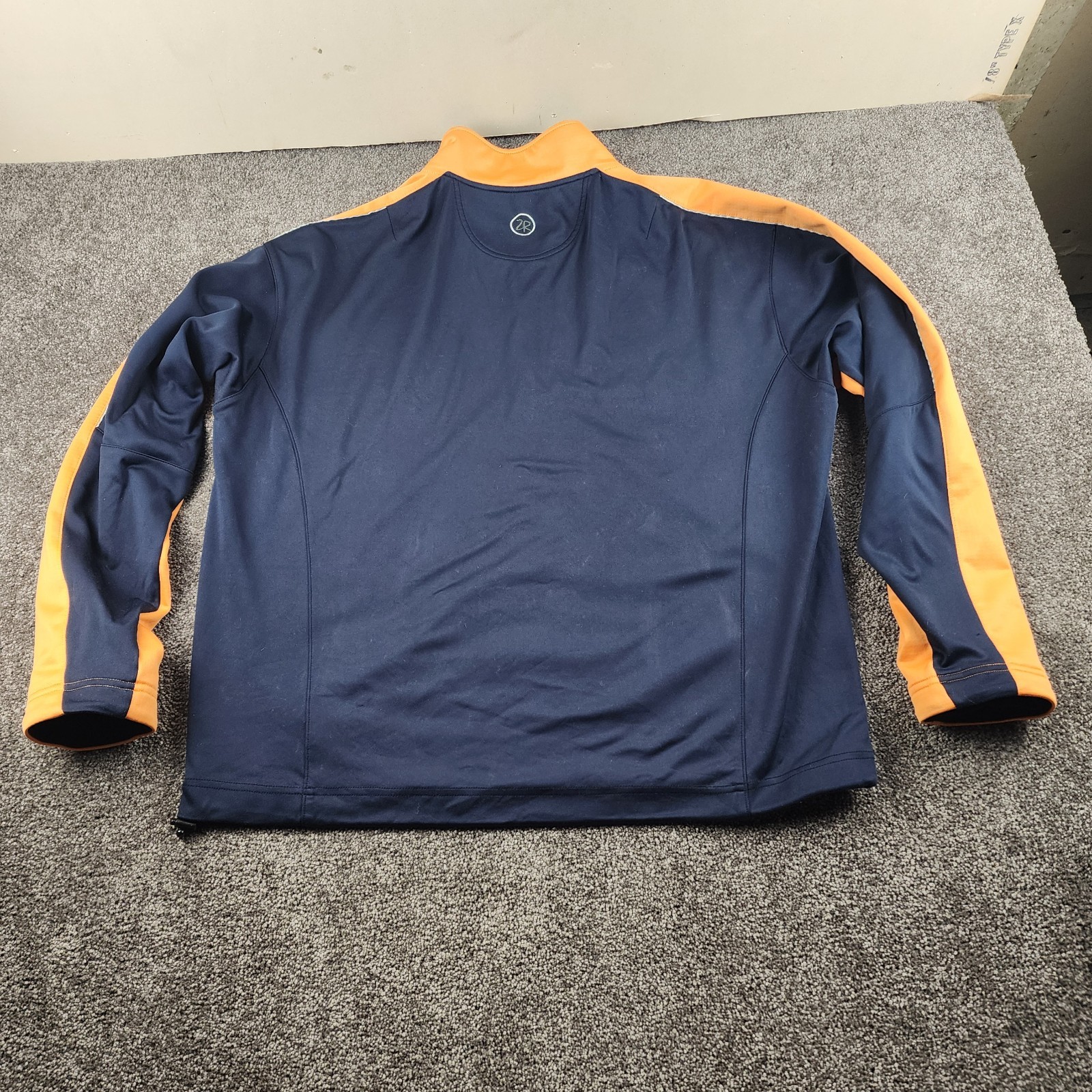 Zero Restriction Golf 1/4Zip Pullover Jacket Oran… - image 16