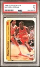 1986 Fleer Sticker Michael Jordan PSA 5 Rookie RC Card