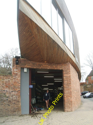 Photo 6x4 A glimpse inside the Michael Baker Boathouse Worcester The cave c2016