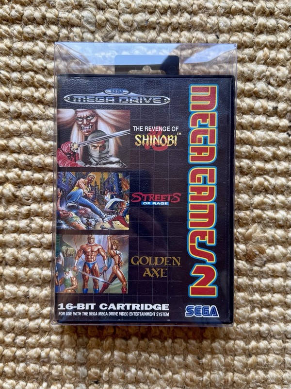 Mega Games 2 - With All Manuals & Case Protector (Sega Mega Drive, 1993)