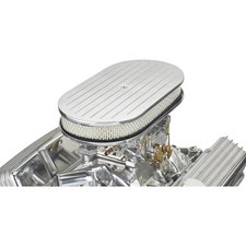 Ball Milled Billet-style Oval Air Cleaner 15 Inch Ball Milled Billet-style Oval Air Cleaner 15 Inch
