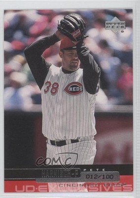 2000 Upper Deck UD Exclusives Silver 12/100 Pete Harnisch #361 11pj