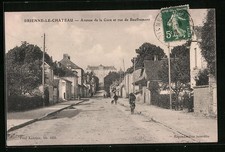 CPA Brienne-le-Chateau, Avenue de la Gare et rue de Bauffremont 1912 