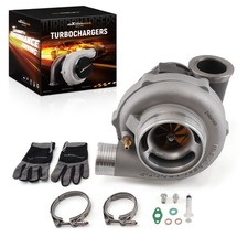 Universal Ar .82 V-band Gt3071 Gt30 Billet Turbocharger Ball Bearing 500hp Universal Ar .82 V-band Gt3071 Gt30 Billet Turbocharger Ball Bearing 500hp