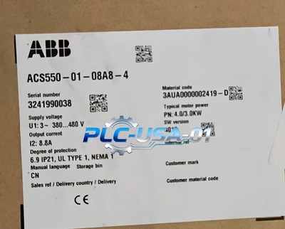 1PCS Brand New ABB ACS550-01-08A8-4 Frequency Converter Fast delivery