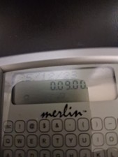 Merlin One World PDA Electronic Organizer  Data Bank W/Stylus WITH TODAYS DATE