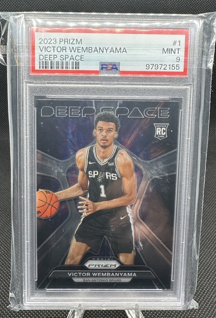 2023-24 Panini Prizm - Deep Space #1 Victor Wembanyama (RC) PSA 9