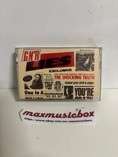 Guns N' Roses - GN'R Lies 1988, Geffen Records Cassette, EX/VG , Censored Art