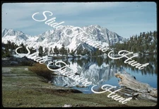 California Mountain Lake 35mm Slide 1960s Kodachrome Scenic