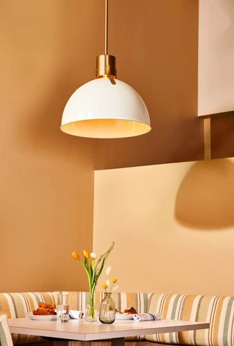 Hinkley Lighting 3483 Argo 1 Light 20"W Pendant - Satin Black / Lacquered Brass - Picture 10 of 12