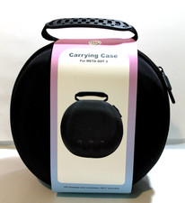 VR Headset Black Compact Carrying Case For Meta QST 3 Travel Storage Bag Black