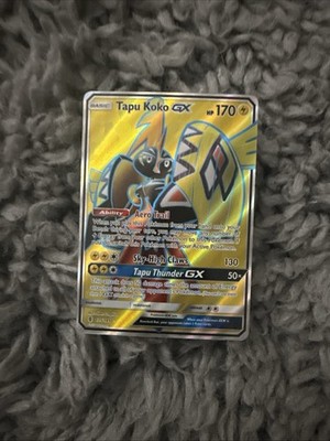pokemon cards tapu koko gx - 47/145 switch this Pokmon with your Active Pokmon Pokemon Trading Card Game Sun