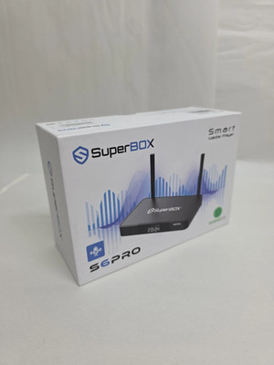SuperBox S6 Pro Streaming Media Player, Android 12, 4GB RAM, 32gb SD Storage, 6K
