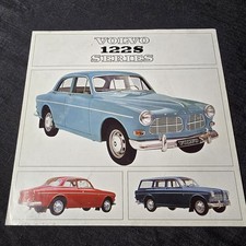 Vintage 1960s Volvo 122S Series Original Sales Brochure Catalog Specs B18