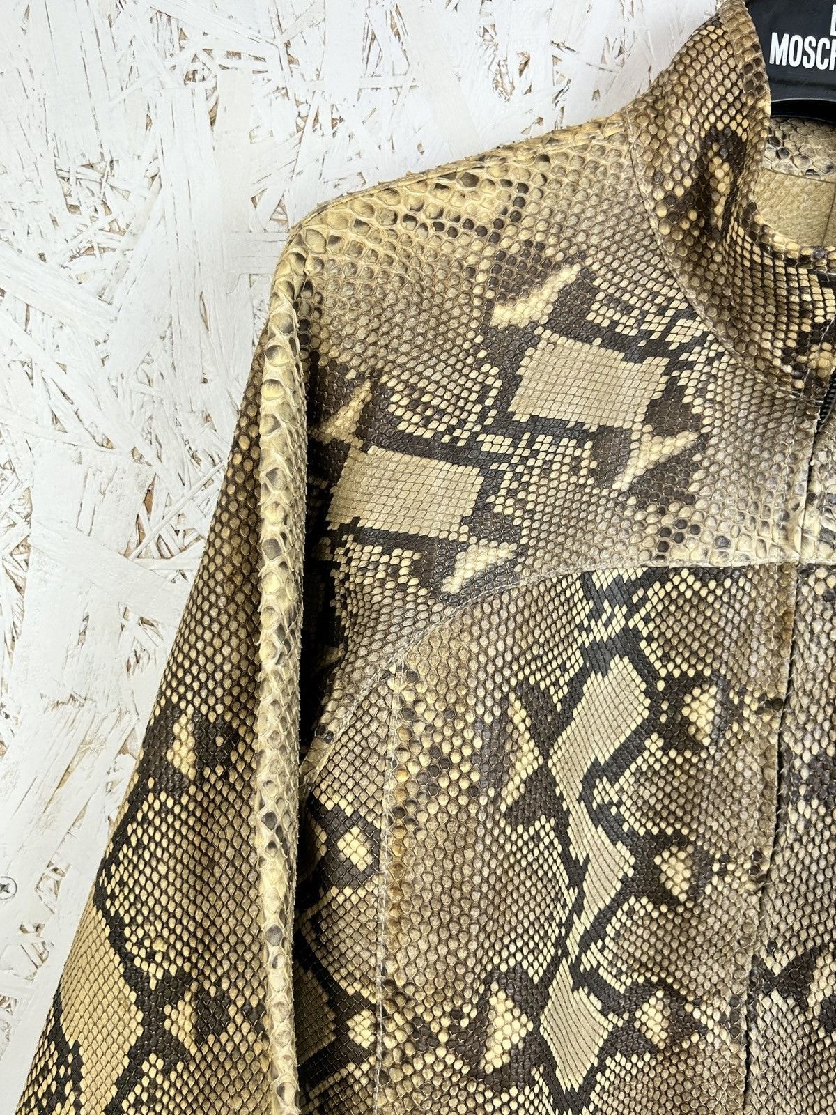 Tom Ford Gucci 2000 Runway Python Leather Jacket … - image 6