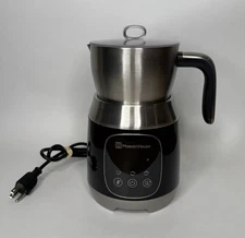 Maestri House Electric Milk Frother 21 Oz - Smart Touch Black MMF-9304 - Tested