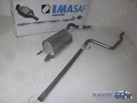 Imasaf Auspuffset Mittelrohr + Endtopf für Fiat Doblo 1.3 D Multijet Maxi 2010-