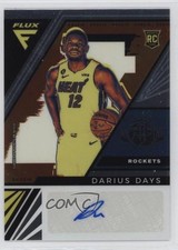 2022-23 Panini Flux Flux Rookie Signatures Darius Days #FRS-DDY Auto 14dq