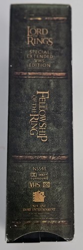 LOTR Fellowship of the Ring Special Extended VHS Edition 2 Tapes Widescreen - Picture 4 of 5