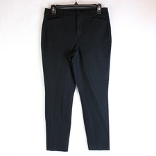 Old Navy Women's High Rise Pixie Pants Black Stretch Secret-Smooth Pocket Size 6