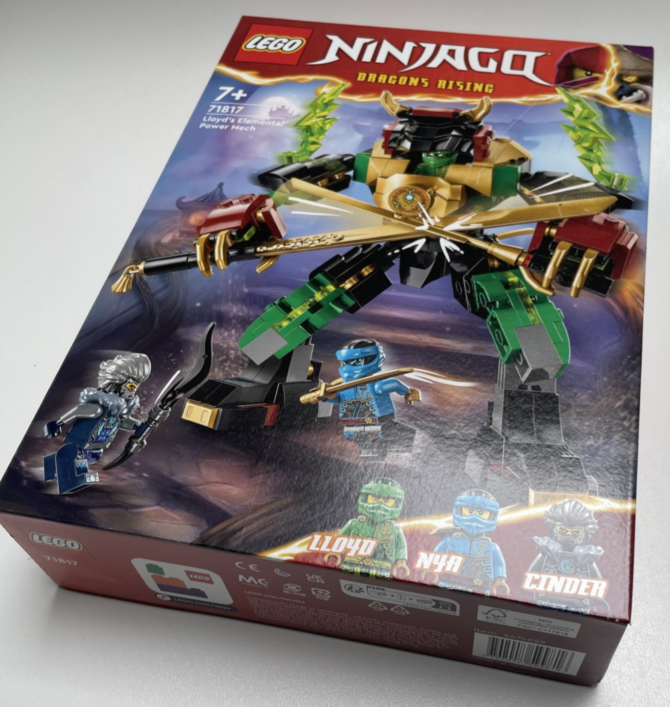LEGO NINJAGO 71817 Lloyds Elementarkraft Mech Ninja NEU und OVP EOL NEW SEALED - Bild 6
