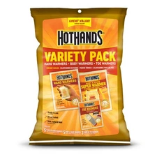 HotHands Variety Pack - Hands (5), Super Warmers (5), Toes (3)
