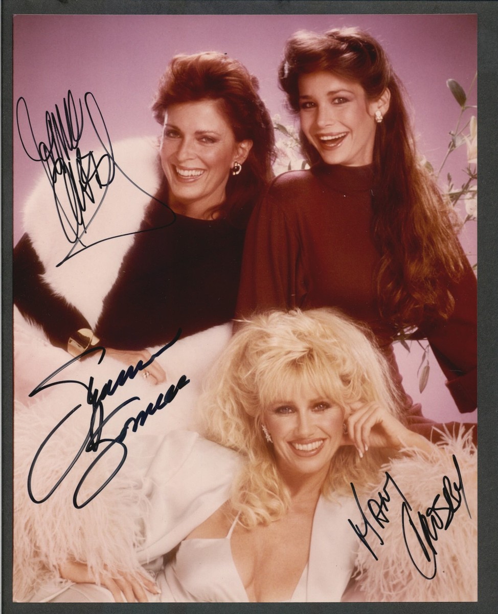 Suzanne Somers, Mary Crosby & Joanna Cassidy - Signed Autograph