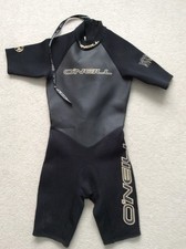 O Neill Reactor 7513 shorty wetsuit black Small vintage 1990s USA 2 mm XS