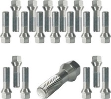 20 Bulloni per ruote conique M14x1,5 40mm per Alfa Romeo Audi BMW