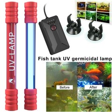 Aquarium Clean Light 13W Submersible Light Water Green Clear Waterproof Lamp
