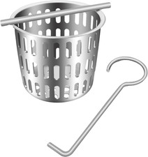 2 Inch Hair and Debris Strainer, Shower Drain Strainer with Lifting Hook, Stainl
